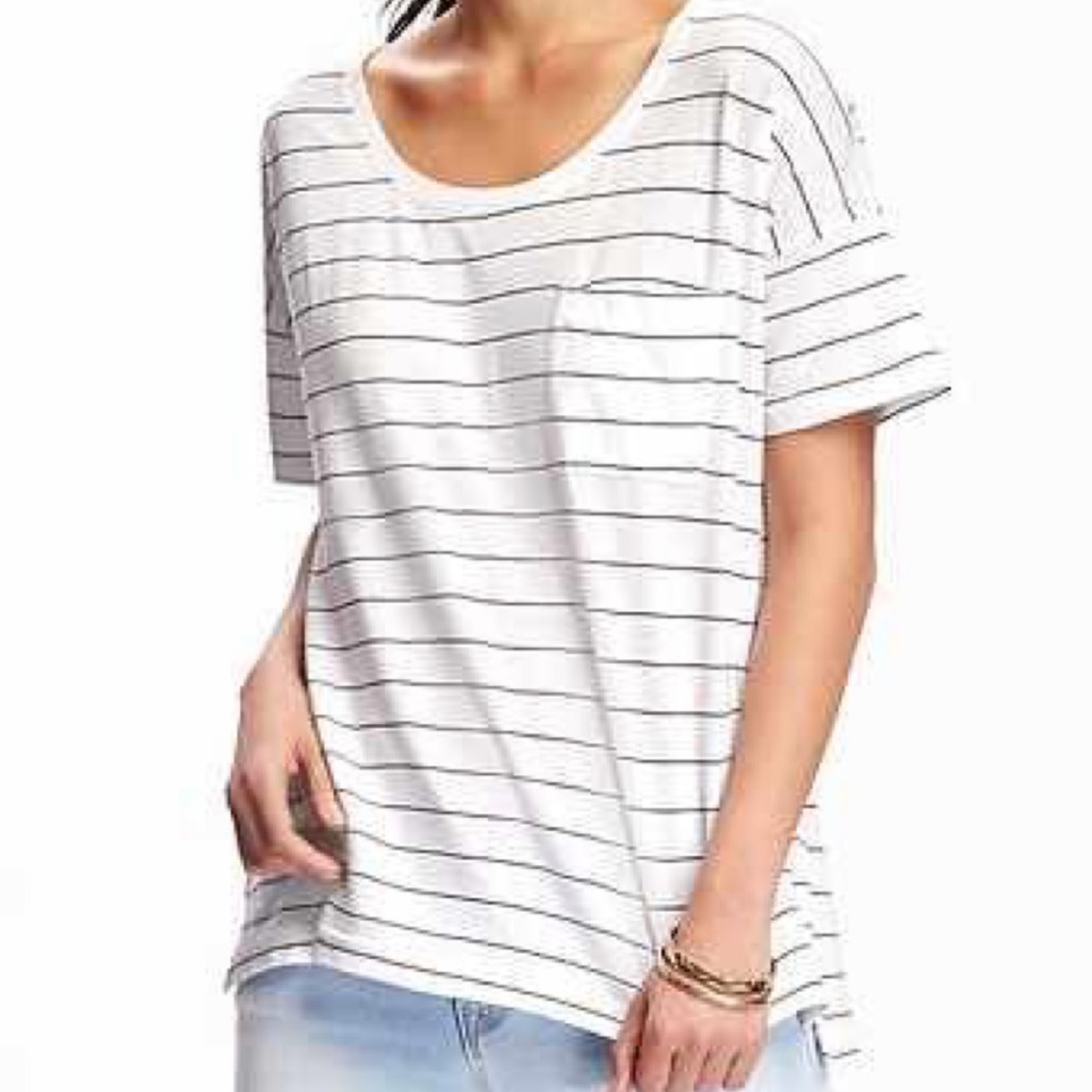 Old Navy boyfriend striped tee